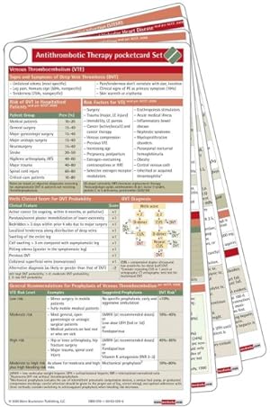 Seller image for Antithrombotic Therapy Pocketcard Set for sale by GreatBookPrices