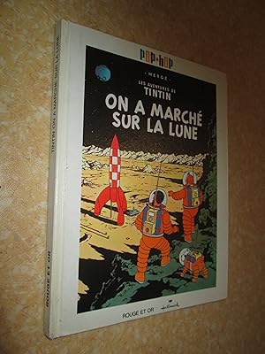 Image du vendeur pour POP-HOP,UN LIVRE ANIME TINTIN:ON A MARCHE SUR LA LUNE mis en vente par Bibliofolie