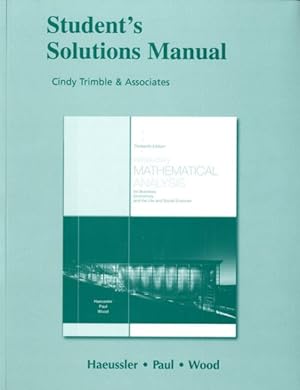 Seller image for Introductory Mathematical Analysis for Business, Economics, and the Life and Social Sciences for sale by GreatBookPricesUK