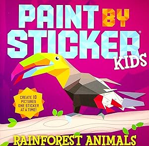 Imagen del vendedor de Rainforest Animals: Paint by Sticker Kids a la venta por Adventures Underground