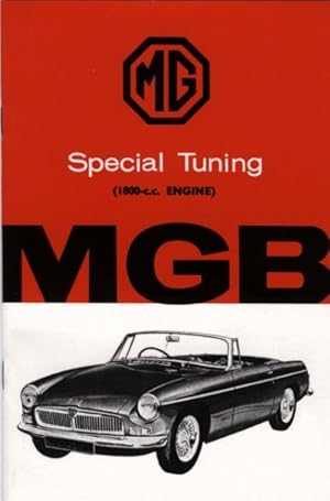 Seller image for MG Special Tuning For The 1800-c.c. MGB for sale by GreatBookPrices