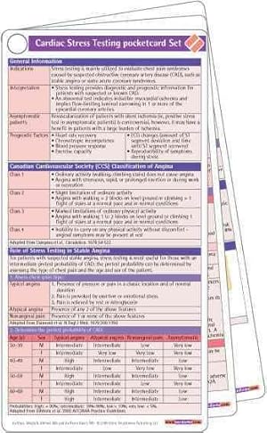 Immagine del venditore per Cardiac Stress Testing Pocketcard Set venduto da GreatBookPrices