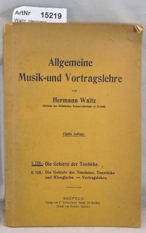 Allgemeine Musik- und Vortragslehre