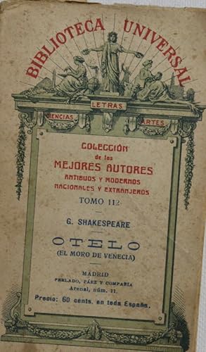 Bild des Verkufers fr El moro de Venecia zum Verkauf von Librera Alonso Quijano