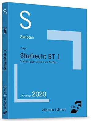 Bild des Verkufers fr Skript Strafrecht BT 1: Straftaten gegen Eigentum und Vermgen zum Verkauf von buchlando-buchankauf