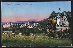 Ansichtskarte Menzingen, Erholungsheim Schwandegg