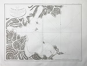 Bild des Verkufers fr Plan de la Baie de Castries situee sur la cote orientale de Tartarie." - De-Kastri Ulchsky Khabarovsk Siberia Sibirien / Russia Russland Russie zum Verkauf von Antiquariat Steffen Vlkel GmbH