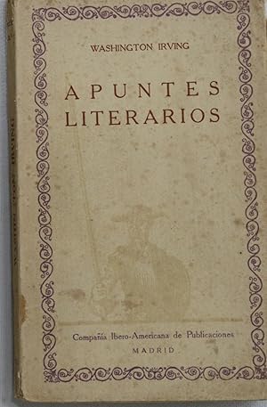 Imagen del vendedor de Apuntes literarios a la venta por Librera Alonso Quijano