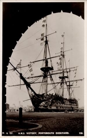 Image du vendeur pour Ansichtskarte / Postkarte Portsmouth Hampshire England, HMS Victory mis en vente par akpool GmbH