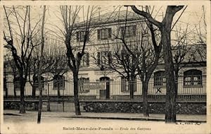 Ansichtskarte / Postkarte Saint Maur des Fosses Val-de-Marne, École des Garcons
