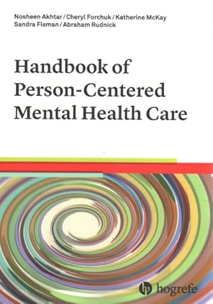 Seller image for Handbook of Person-Centered Mental Health Care for sale by GreatBookPrices