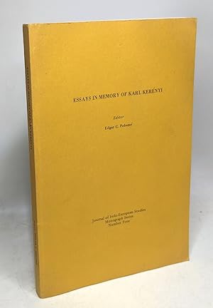 Essays in Honor of Karl Kerenyi (Journal of Indo-European Studies Monographis : No. 4)