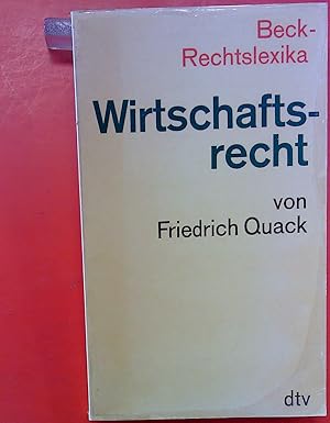 Seller image for Wirtschaftsrecht. Beck-Rechtslexika for sale by biblion2