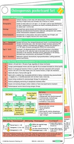 Seller image for Osteoporosis Pocketcard Set for sale by GreatBookPrices