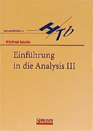 Seller image for Einfhrung in die Analysis, Bd.3 for sale by Studibuch