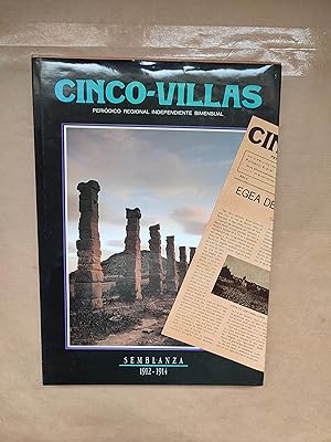 Imagen del vendedor de CINCO-VILLAS. PERIODICO ORIGINAL INDEPENDIENTE. SEMBLANZA 1912 - 1914. FACSIMIL. a la venta por LIBRERIA ANTICUARIA LUCES DE BOHEMIA