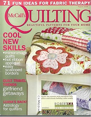 Bild des Verkufers fr McCall's Quilting, August 2008 Issue zum Verkauf von Vada's Book Store