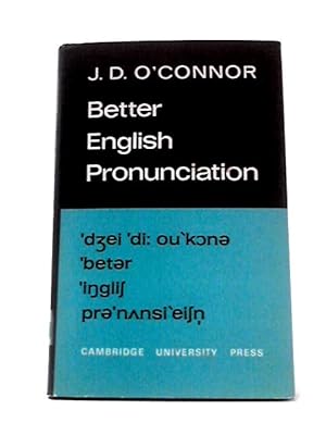 Imagen del vendedor de Better English Pronunciation a la venta por World of Rare Books