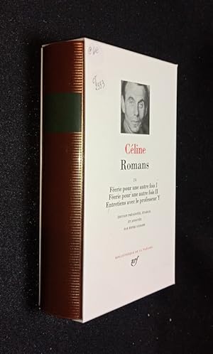 Image du vendeur pour Romans de Cline, Tome 4 (Bibliothque de la Pliade) mis en vente par Abraxas-libris