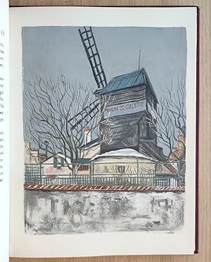 Éloge de Maurice Utrillo, orné de lithographies en couleurs