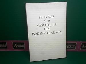 Image du vendeur pour Beitrge zur Geschichte des Bodenseeraumes. Festgabe des Vereins fr Geschichte des Bodensees zum 12. sterreichischen Historikertag in Bregenz 1973. mis en vente par Antiquariat Deinbacher