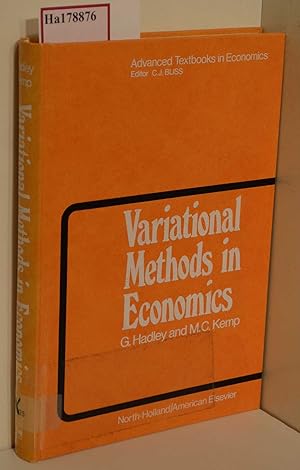 Bild des Verkufers fr Variational Methods in Economics. ( = Advances Textbooks in Economics, 1) . zum Verkauf von ralfs-buecherkiste