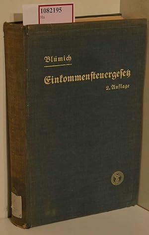 Bild des Verkufers fr Das Einkommensteuergesetz vom 16. Oktober 1934 zum Verkauf von ralfs-buecherkiste