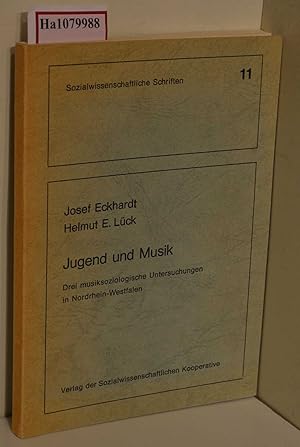 Bild des Verkufers fr Jugend und Musik. Drei musiksoziologische Untersuchungen in Nordrhein-Westfalen. ( = Sozialwissenschaftliche Schriften, 11) . zum Verkauf von ralfs-buecherkiste