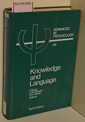 Immagine del venditore per Knowledge and Language. venduto da ralfs-buecherkiste