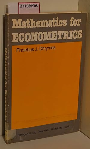 Seller image for Mathematics for Econometrics. for sale by ralfs-buecherkiste
