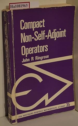 Seller image for Compact Non-Self-Adjoint Operators. (=Van Nostrand Reinhold Mathematical Studies; 35). for sale by ralfs-buecherkiste