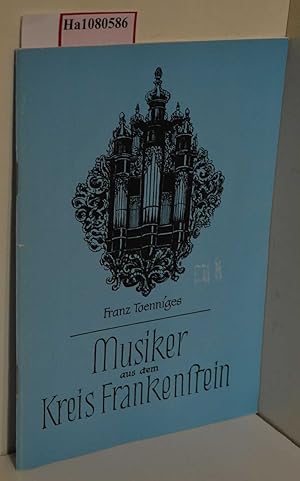 Bild des Verkufers fr Musiker aus dem Kreis Frankenstein in Schlesien. zum Verkauf von ralfs-buecherkiste