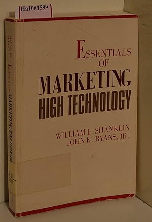 Image du vendeur pour Essentials of Marketing High Technology. mis en vente par ralfs-buecherkiste