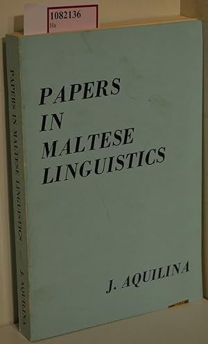 Seller image for Papers in Maltese Linguistics. for sale by ralfs-buecherkiste