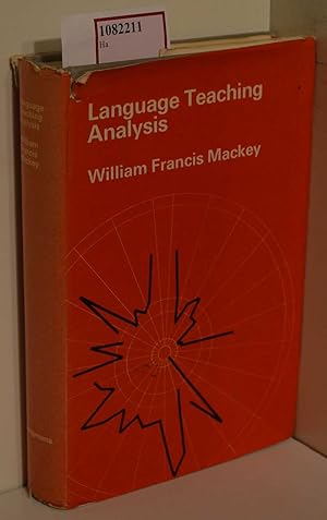 Bild des Verkufers fr Language Teaching Analysis. zum Verkauf von ralfs-buecherkiste
