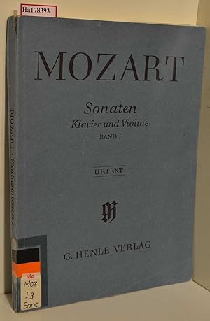 Bild des Verkufers fr W. A. Mozart. Sonaten fr Klavier und Violine. Band I. Urtext zum Verkauf von ralfs-buecherkiste