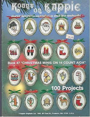 Seller image for Christmas Minis on 14 Count Aida, Kount on Kappie for Kross Stitch, Book 47 for sale by Vada's Book Store