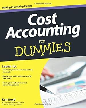 Seller image for Cost Accounting For Dummies for sale by WeBuyBooks