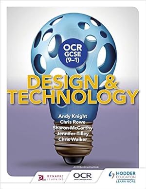 Bild des Verkufers fr OCR GCSE (9-1) Design and Technology zum Verkauf von WeBuyBooks 2