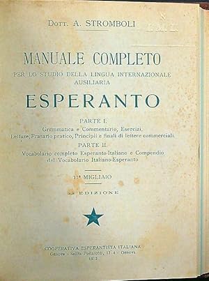 Seller image for Manuale completo di Esperanto for sale by Librodifaccia