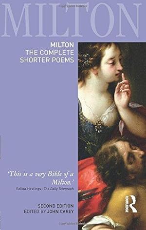 Seller image for Milton: The Complete Shorter Poems (Longman Annotated English Poets) for sale by WeBuyBooks