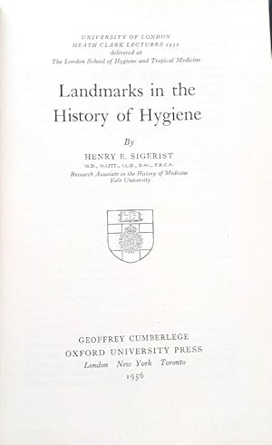 LANDMARKS IN THE HISTORY OF HYGIENE