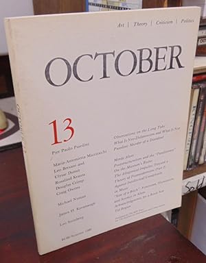 Image du vendeur pour October #13 (Summer 1980) mis en vente par Atlantic Bookshop