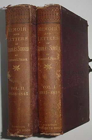 Seller image for Memoir and Letters of Charles Sumner - 2 volumes for sale by R Bryan Old Books