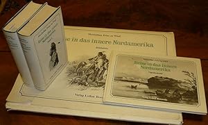 Reise in das innere Nordamerikas. 2 Bände, Vignettenband und Tafelmappe. - 4 Bände.