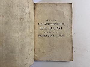 Seller image for Delle malattie esterne de' buoi colle loro rispettive cure for sale by Coenobium Libreria antiquaria