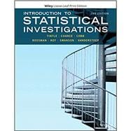 Seller image for Introduction to Statistical Investigations for sale by eCampus