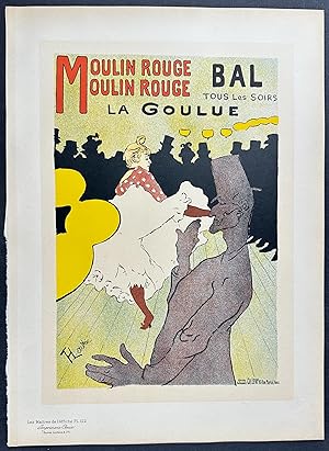 Image du vendeur pour Moulin Rouge - La Goulue mis en vente par Trillium Antique Prints & Rare Books