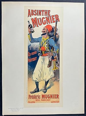 Imagen del vendedor de l'Absinthe Mugnier a la venta por Trillium Antique Prints & Rare Books