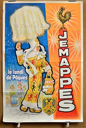 JEMAPPES le Lundi de Pâques, affiche originale